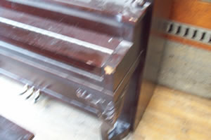 Chips & damage allover piano.