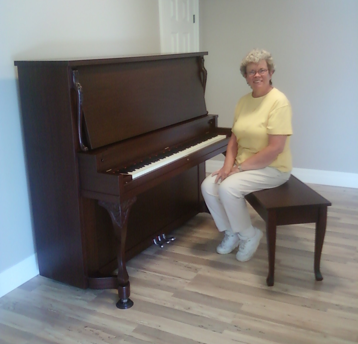 Piano restoration complete.